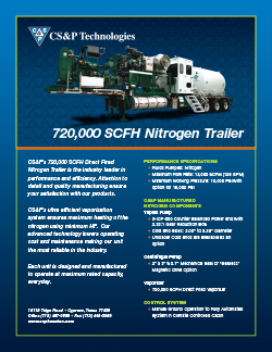 720 SCFN Nitrogen Trailer 720 SCFN Nitrogen Trailer