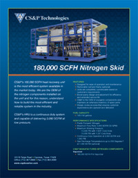 HEAT RECOVERY NITROGEN PUMPING UNIT - 180,000 skid HEAT RECOVERY NITROGEN PUMPING UNIT - 180,000 skid