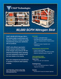 HEAT RECOVERY NITROGEN PUMPING UNIT - 90,000 skid HEAT RECOVERY NITROGEN PUMPING UNIT - 90,000 skid
