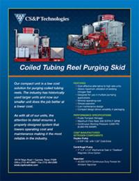 HEAT RECOVERY NITROGEN PUMPING UNIT - Reel Purge Skid HEAT RECOVERY NITROGEN PUMPING UNIT - Reel Purge Skid